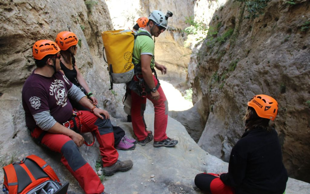Actividades de aventura em Teruel - Canyoning seco em Aliaga