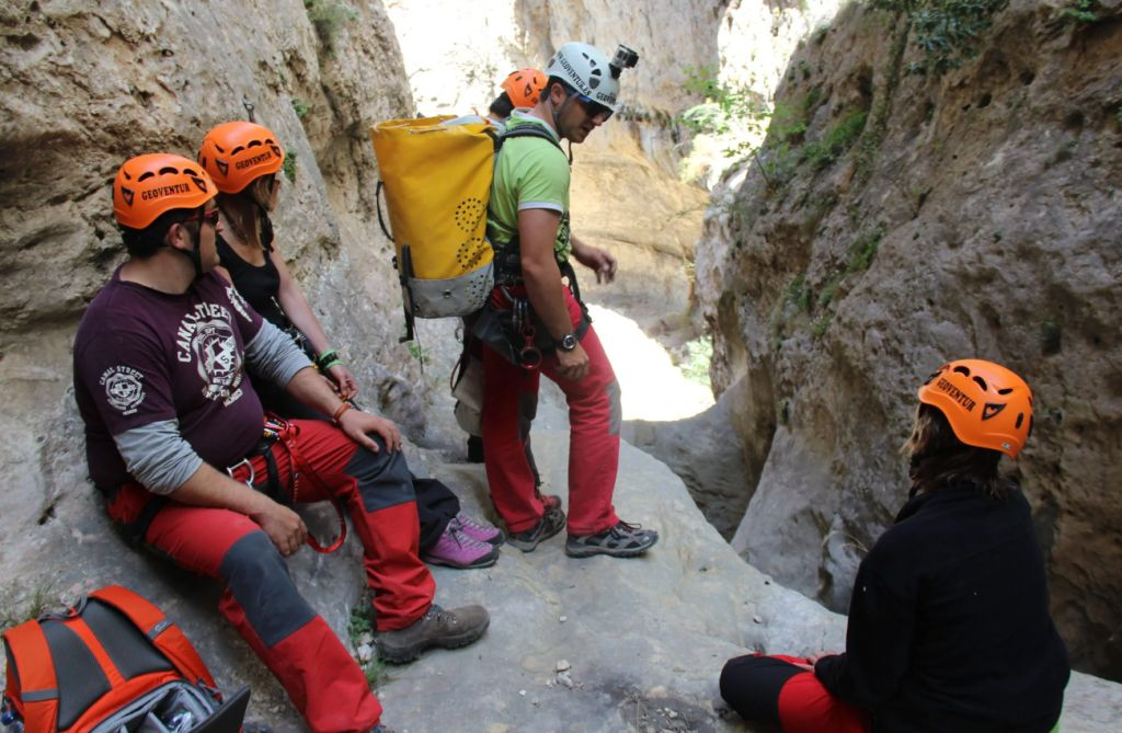 Activités d'aventure à Teruel - Canyoning sec à Manzanera