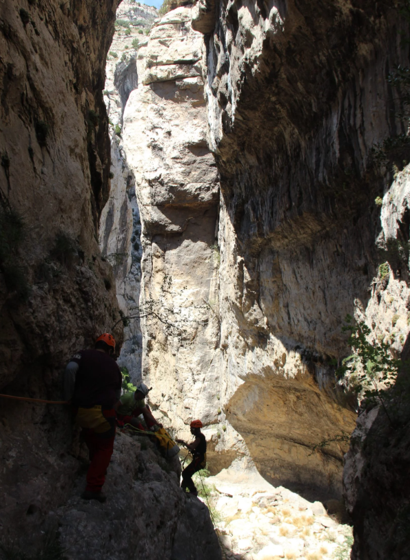 Activités d'aventure à Teruel - Canyoning sec à Manzanera