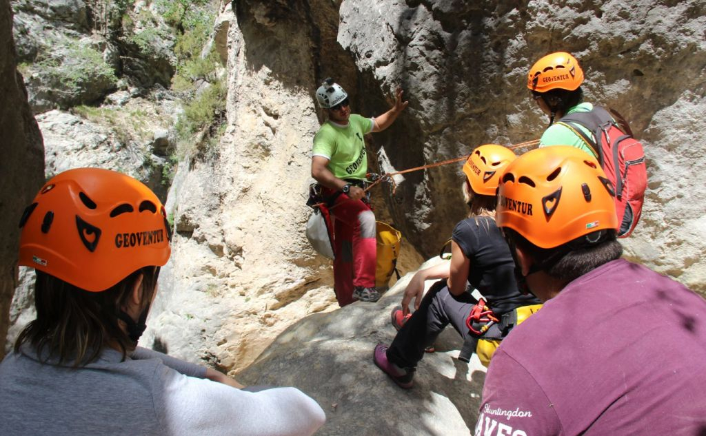 Activités d'aventure à Teruel - Canyoning sec à Manzanera