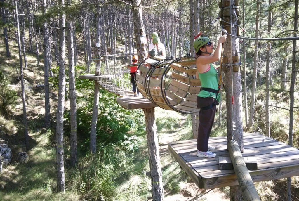 Actividades de Aventura en Teruel - Circuito aventura en Martín del Río