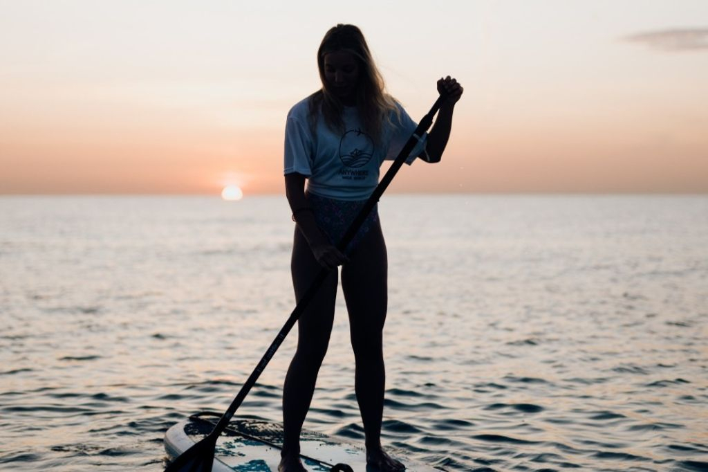 Barcelona: Sunset Paddle Surf