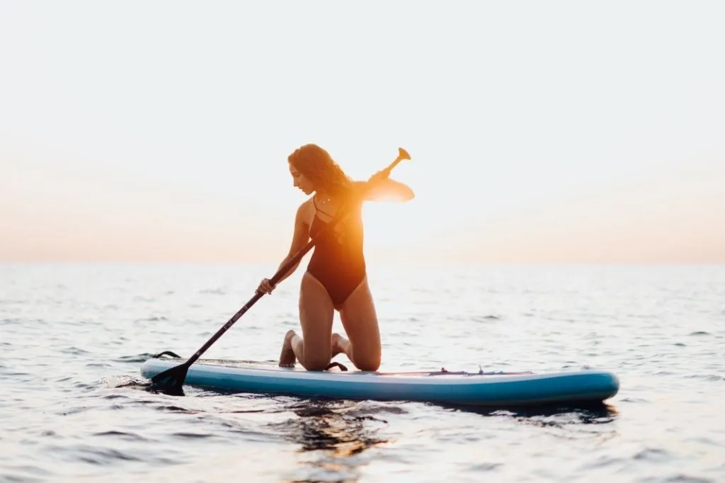 Barcelona: Sunset Paddle Surf