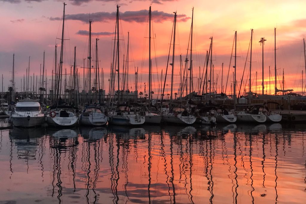 Barcelone : Croisière au lever du soleil avec paddle board, boissons et collations