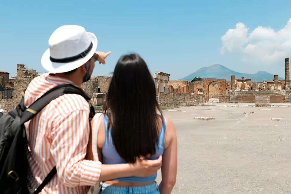 Pompeya: Entrada con Audioguía + Viaje de ida y vuelta en tren desde Salerno