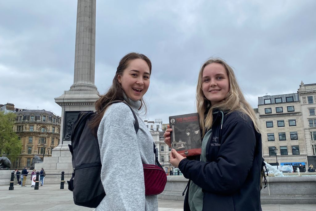 "The Murder at Trafalgar Square: Interactive Mystery Hunt in London"