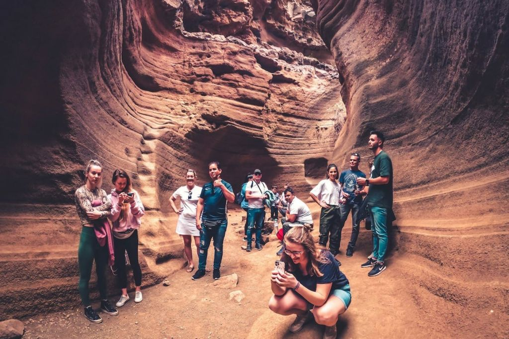 Gran Canaria: Tour guidato del Canyon Rosso + Trasferimenti + Degustazione di prodotti locali