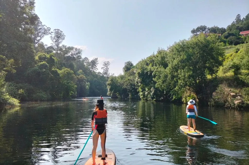 Tour de la rivière Paiva en Standup Paddle depuis Porto avec transfert