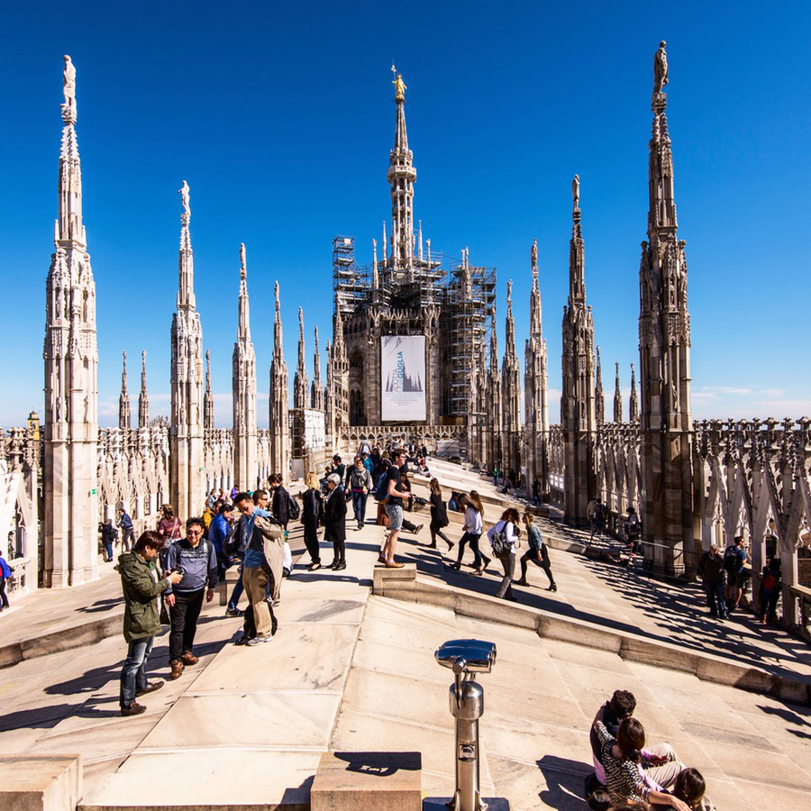 Terrazze del Duomo di Milano: Ingresso serale