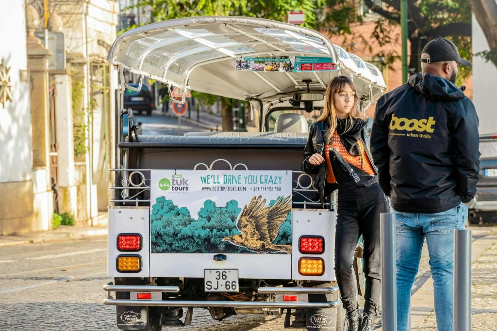 1.5-Hour Private Tuk Tuk Tour of Lisbon Old Town and City Center