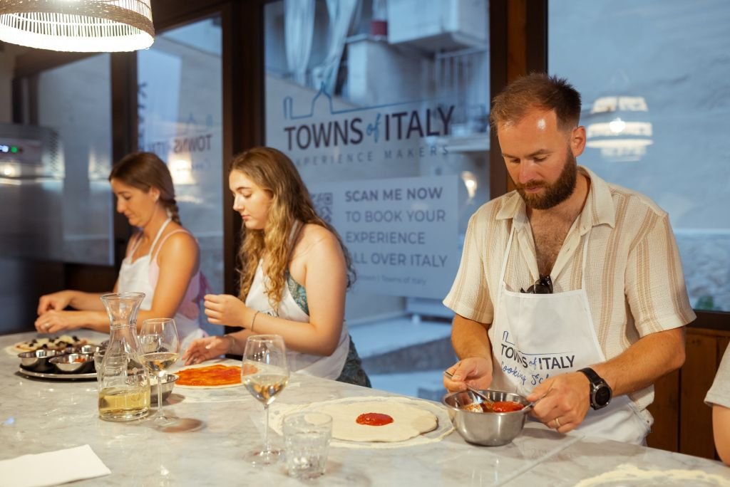 Palermo: Visita gastronómica y clase de cocina para hacer pizza