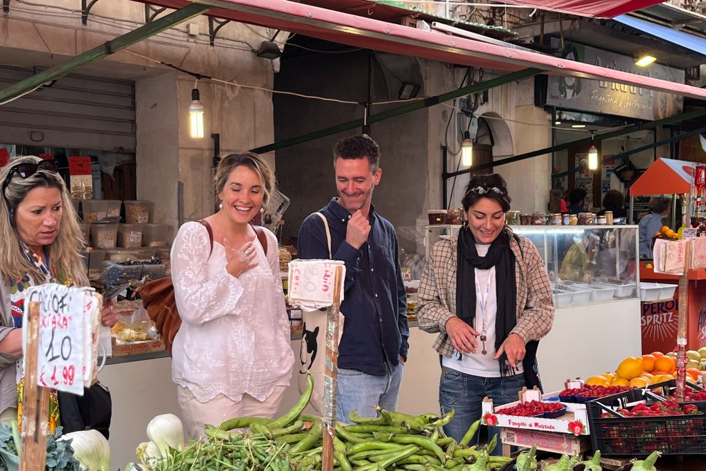 Palermo: Visita gastronómica y clase de cocina para hacer pizza