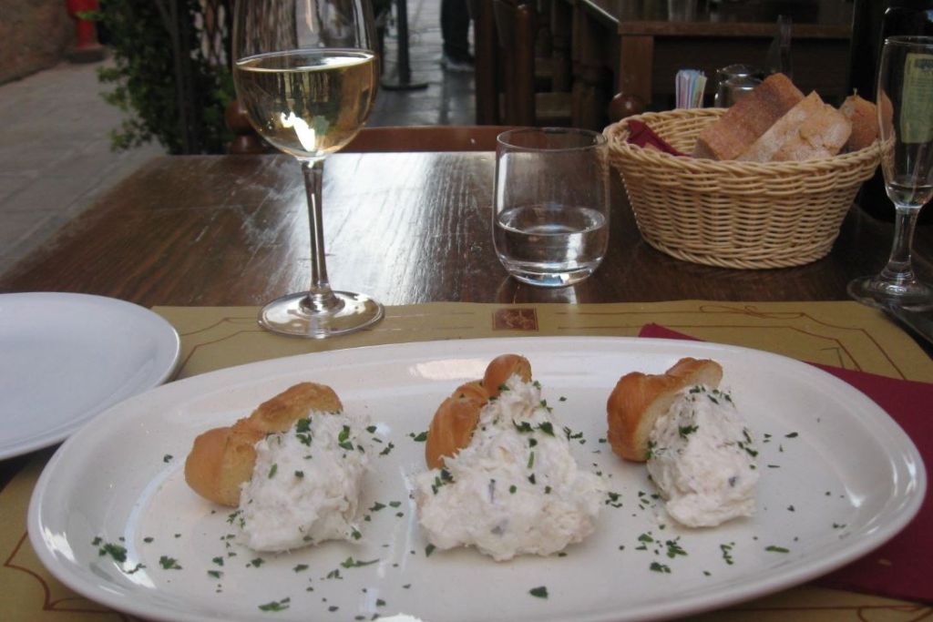Dinner at a Typical Venetian Restaurant