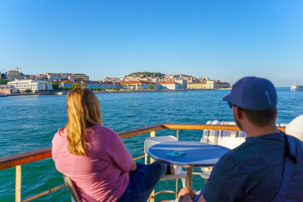Lisbon Tagus River Boat Tour with One Drink Included