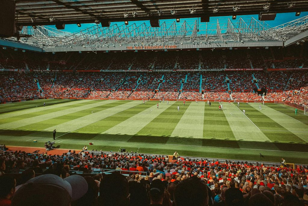Old Trafford: Partita di calcio del Manchester United