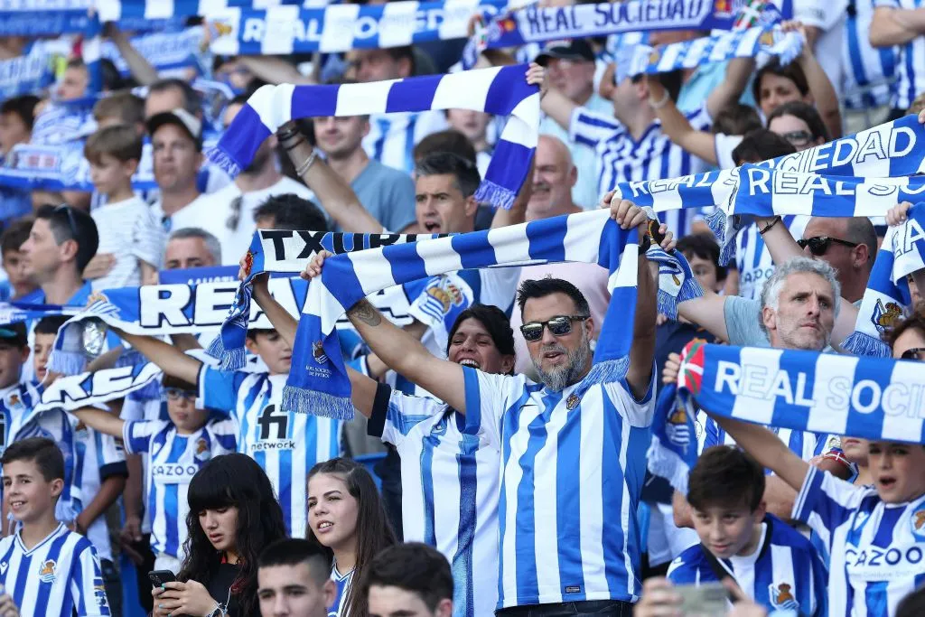 Estadio de Anoeta: Partido de fútbol de la Real Sociedad