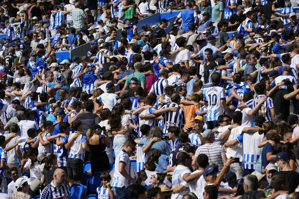 Estadio de Anoeta: Partido de fútbol de la Real Sociedad