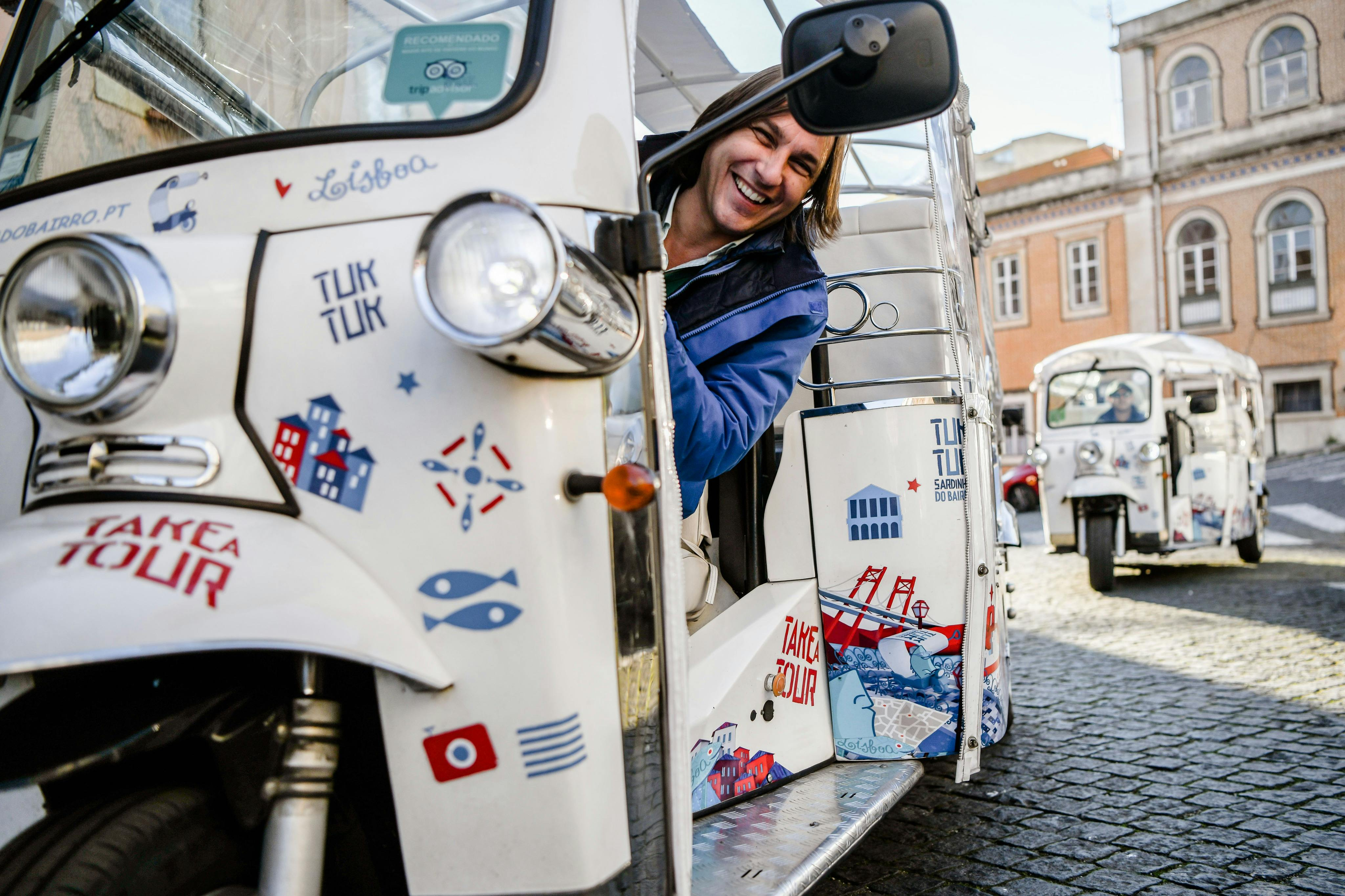 Lisbona: Tour Eco Tuk Tuk guidato di 1 ora