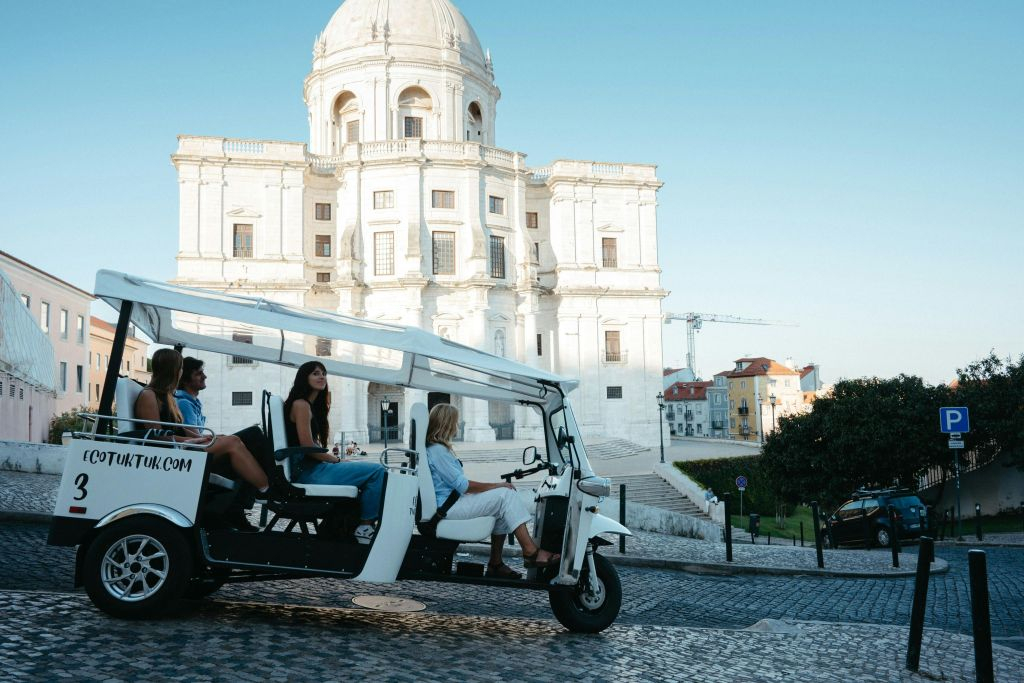 Lisbon: 1-Hr Guided Eco Tuk Tuk Tour