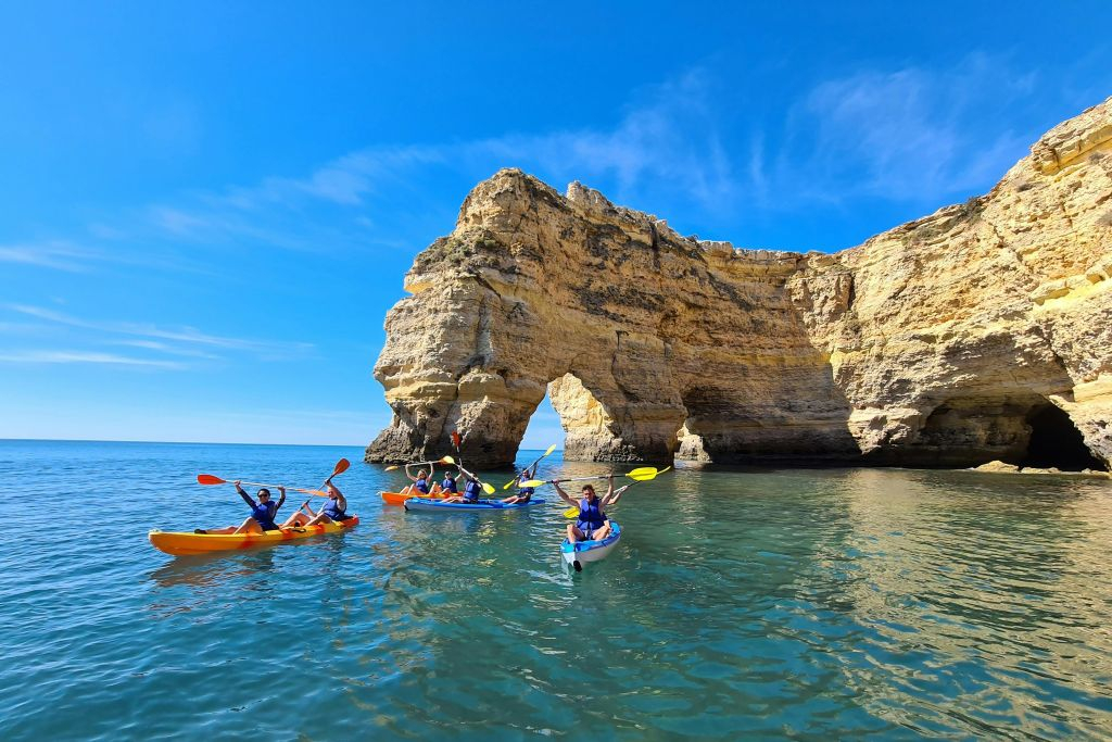 Benagil Cave: Guided Kayak Tour from Benagil Beach