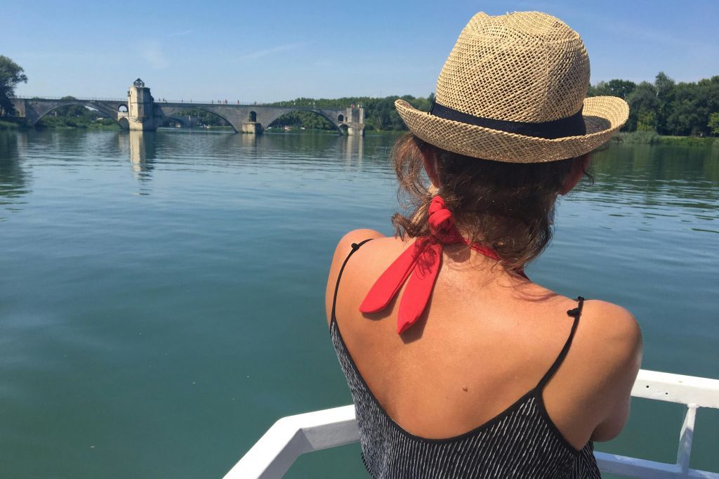 1 heure de marche sur le Rhône.