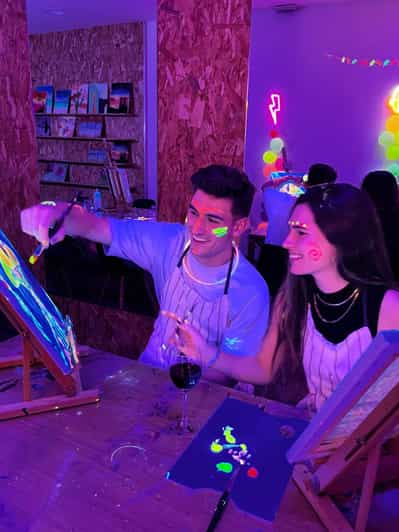 Wine Gogh Glow Academy Painting and Wine Workshop