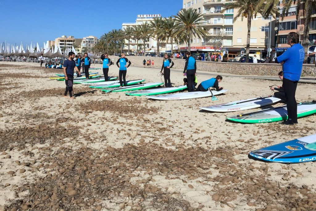 Mallorca: Aula de Stand-up Paddleboard de 1 hora