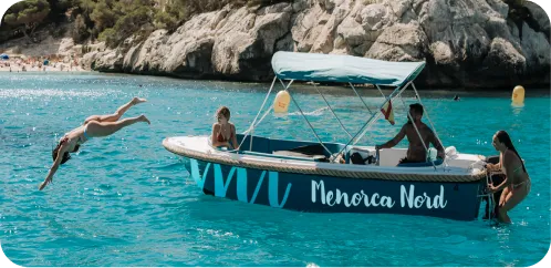 Excursiones en Barco desde Puerto Addaia (Menorca)