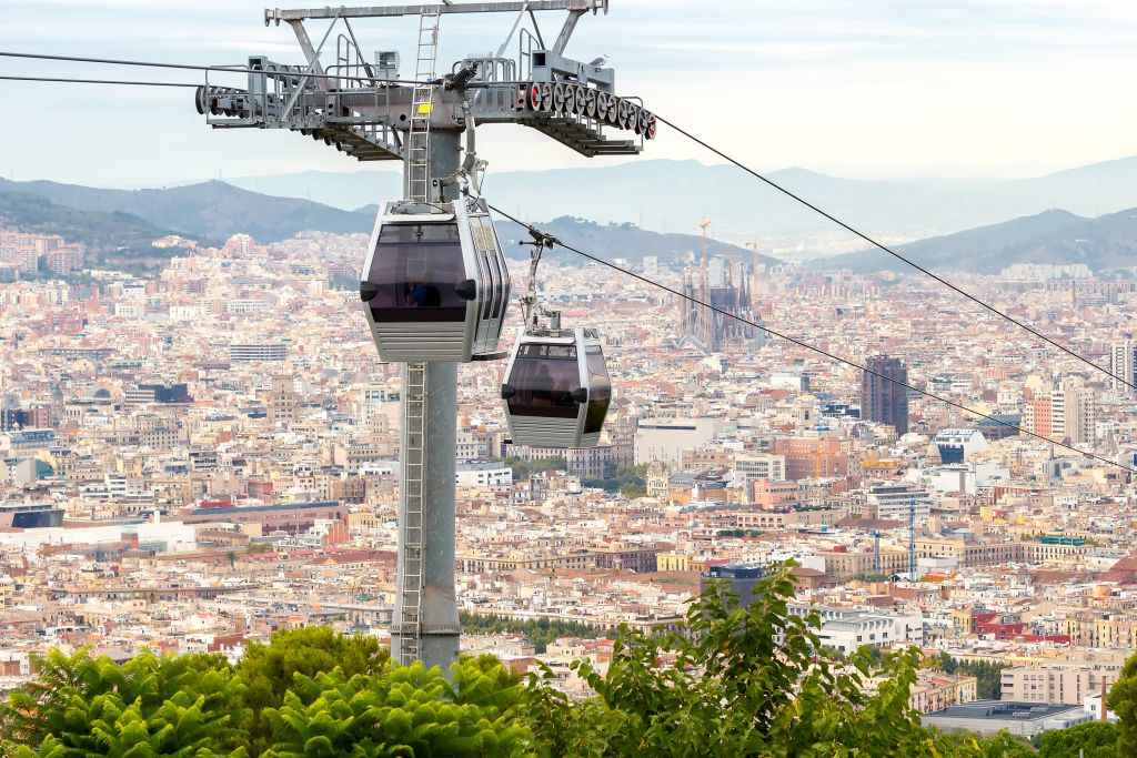 Teleférico de Montjuïc: bilhete de ida e volta