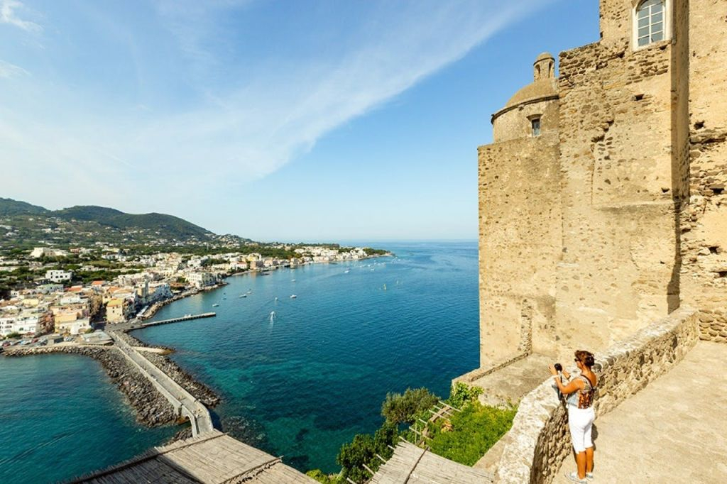 Aragonese Castle Ischia: Entry Ticket with Hydrofoil + Transfer from Naples