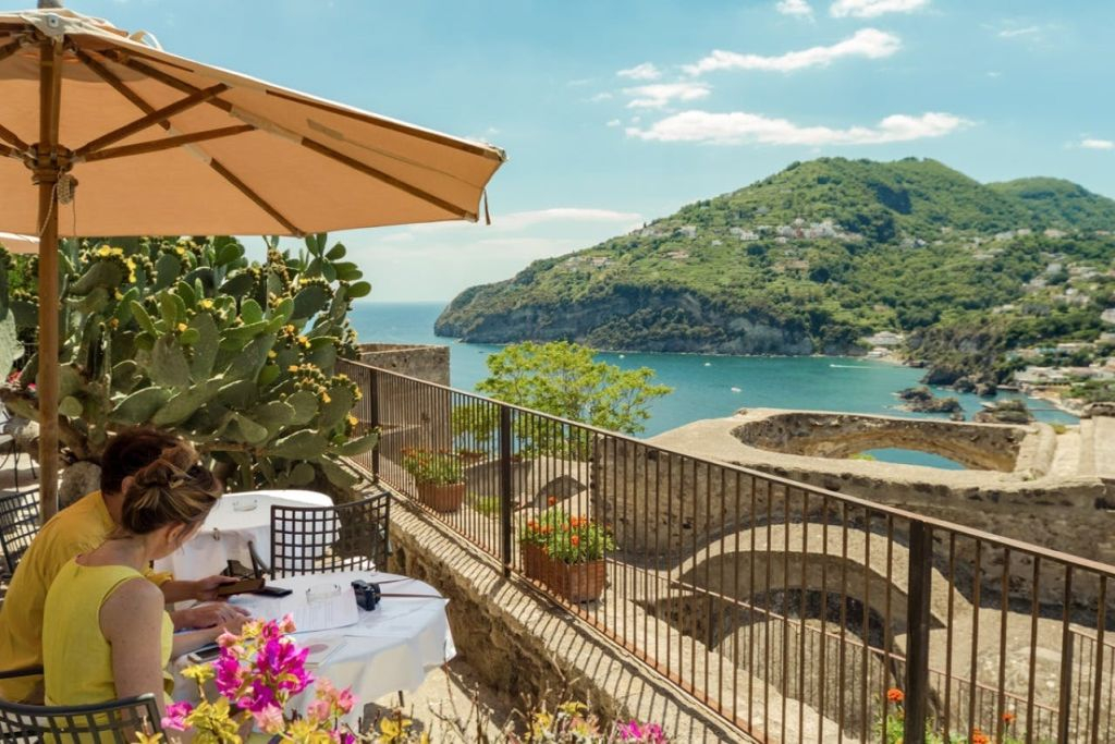 Aragonese Castle Ischia: Entry Ticket with Hydrofoil + Transfer from Naples