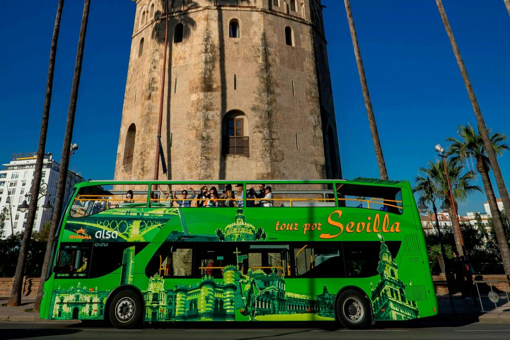 Alsa Seville: Tour in autobus Hop-on Hop-off di 48 ore