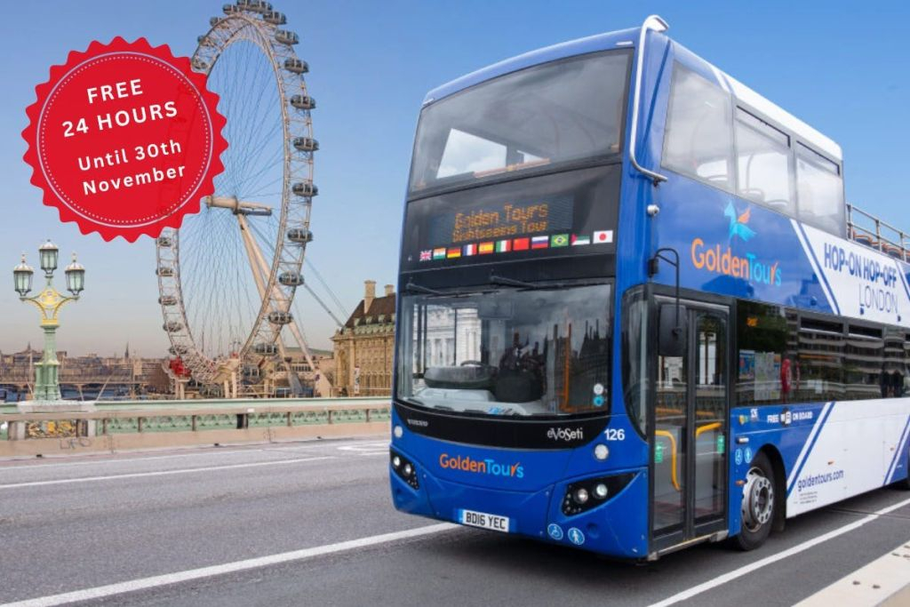 London: Hop-on Hop-off Bus Tour + Audio Guide
