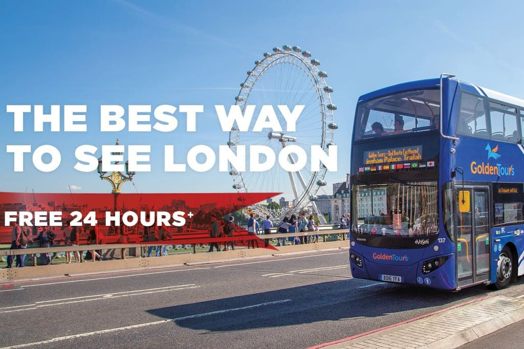 London: Hop-on Hop-off Bus Tour + Audio Guide