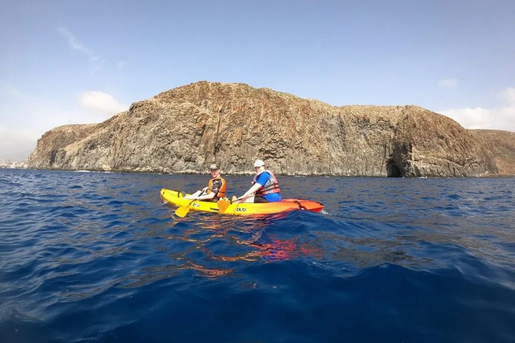 Los Cristianos: Excursión guiada en kayak