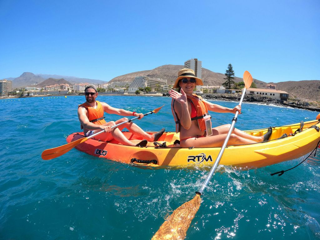 Los Cristianos: Excursión guiada en kayak