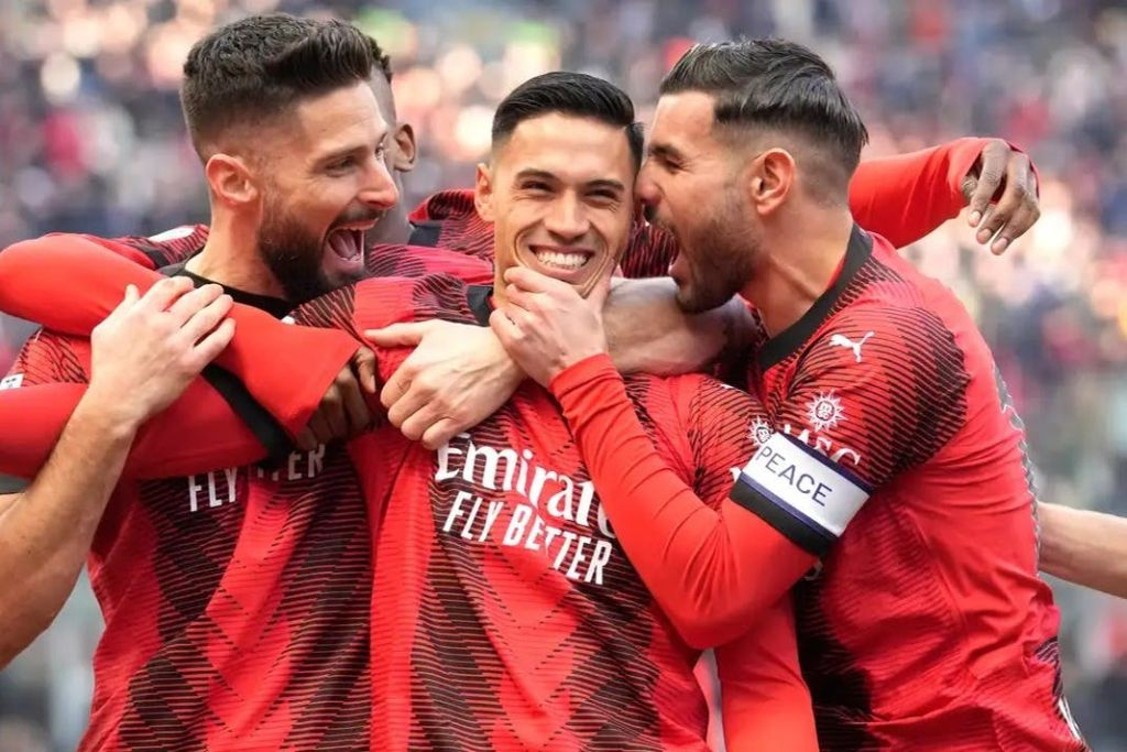 Partita di calcio del Milan
