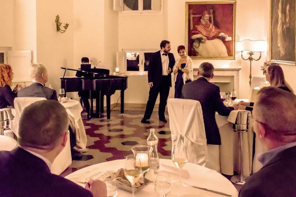 Pamphilij Palace Rome: Opera Dinner with Live Performances