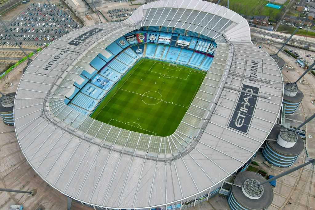 Estadio Etihad: Partido de fútbol del Manchester City FC
