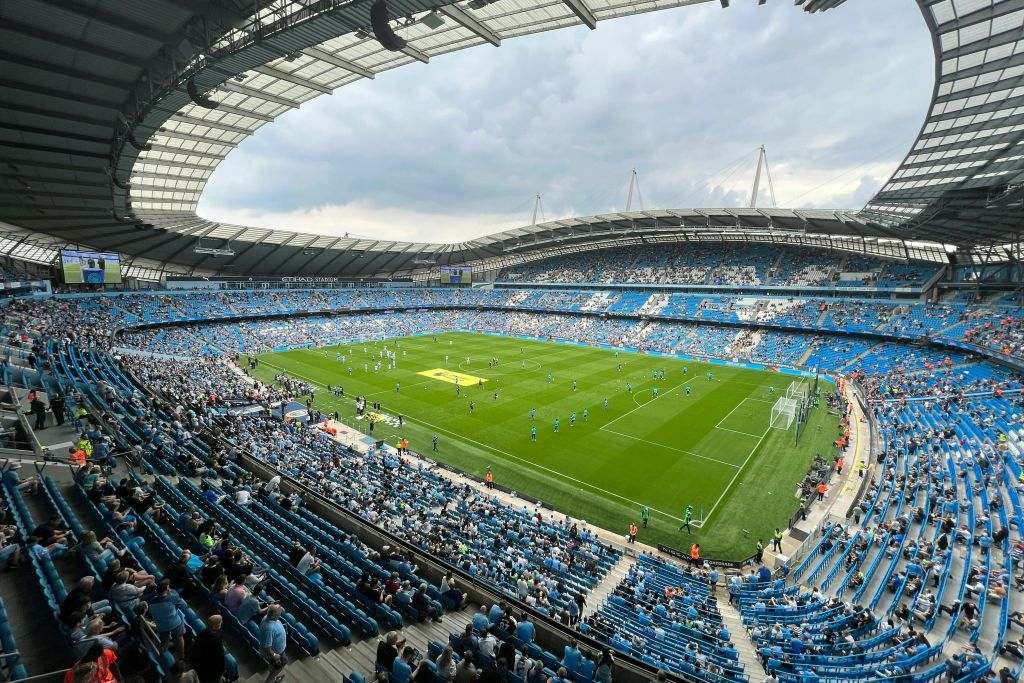 Estadio Etihad: Partido de fútbol del Manchester City FC