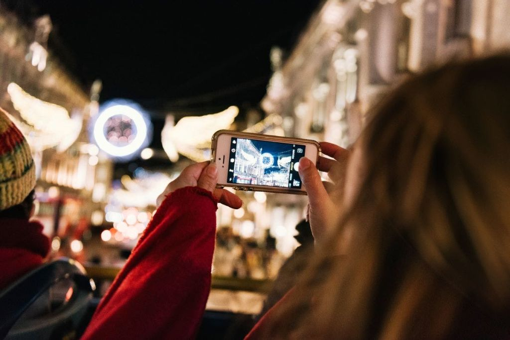 Tour del Tootbus delle Luci di Natale di Londra