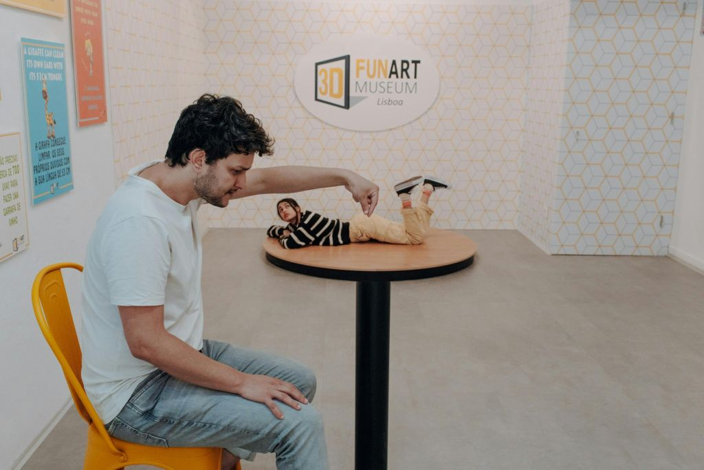 Museo d'arte 3D Fun + autobus Hop-on Hop-off di Lisbona