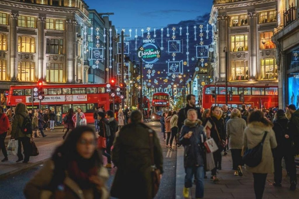 Londra: Tour notturno guidato delle luci di Natale