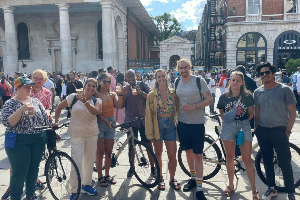 Londra: Camden Market e Southbank Tour guidato in bicicletta e gastronomia