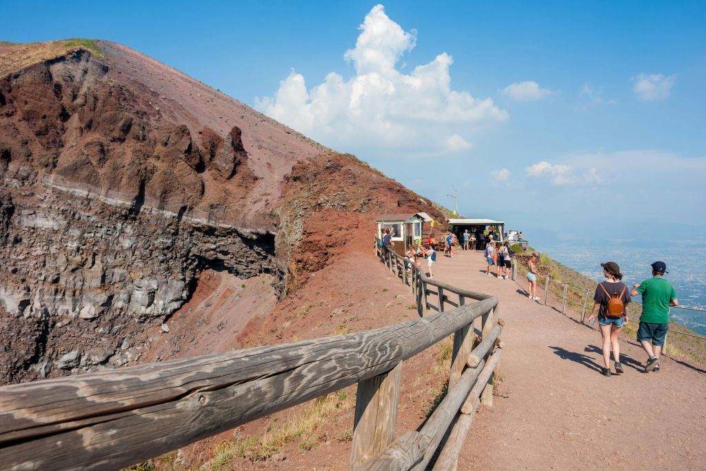 Roma: Escursione di un giorno a Pompei e al Vesuvio con pranzo