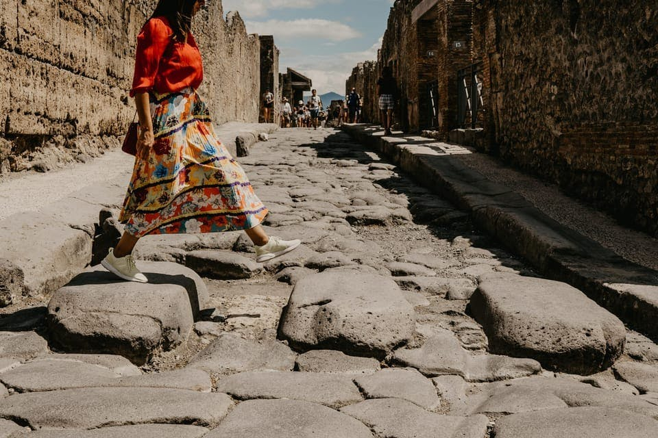 Pompeya: Tour guiado para grupos reducidos + Tren de ida y vuelta
