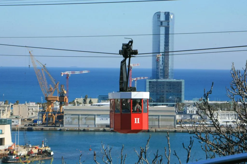 Barcelona: E-Bike Guided Tour, Cable Car & Sailing Experience
