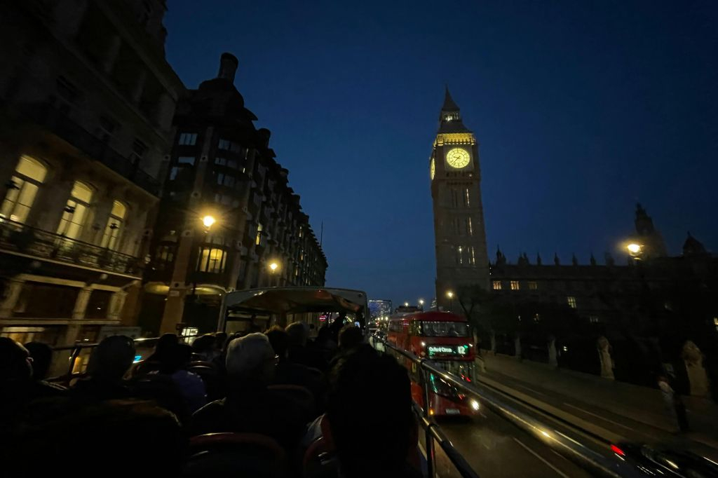 London: Guided Night Open-Top Bus Tour