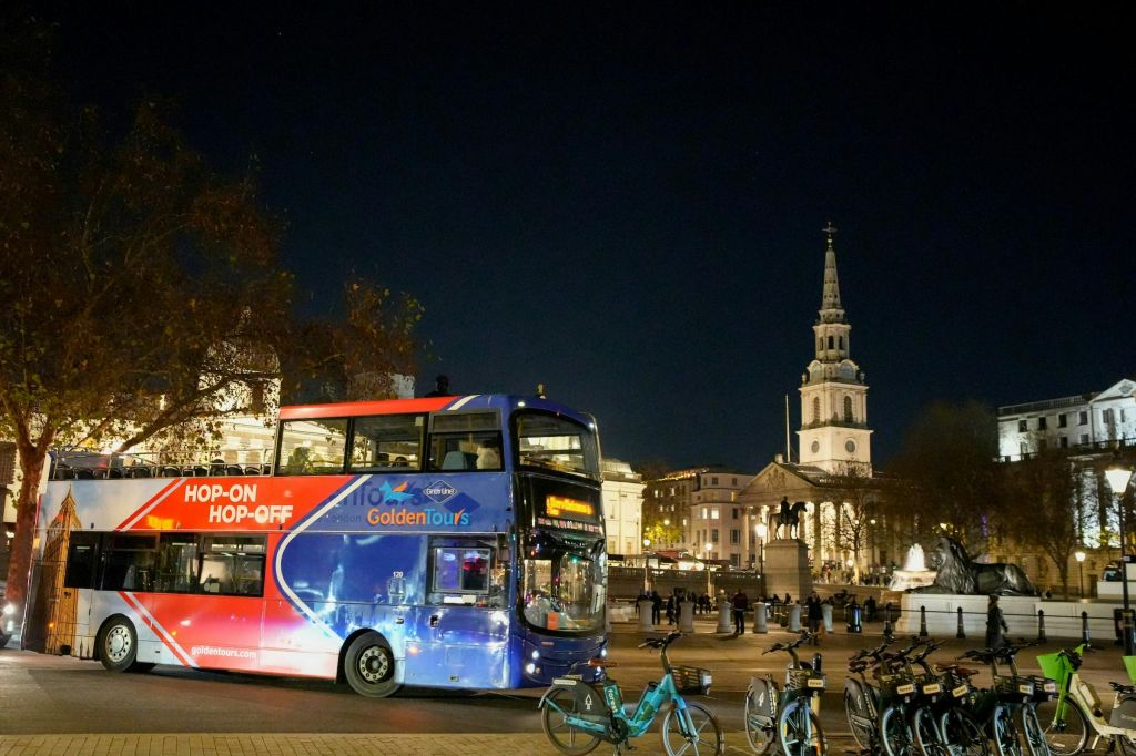 London: Guided Night Open-Top Bus Tour