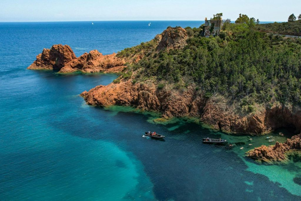 Calanques Estérel : Excursion en bateau de 1,5 heure